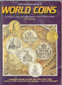 WORLD COINS 21ST EDITION 1994