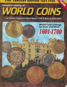 WORLD COINS CENTURY EDITION 1601-1700