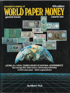 WORLD PAPER MONEY VOL. 2 FIFTH EDITION 1991