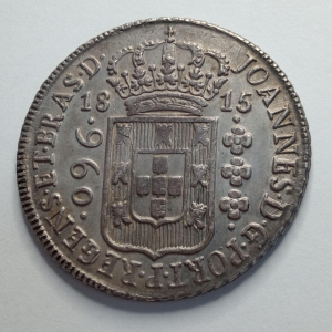 960 REIS 1815B 5C 13ª MC SOBRE 8R POTOSI 1805 PJ