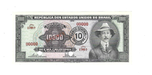 C126s 10 MIL CRUZEIROS SERIE 1701ª SPECIMEN