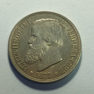 1000 REIS 1877 R$ S-FC