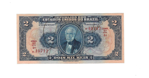 R085 2 MIL REIS SERIE 4ª ESTAMPA 12ª FE