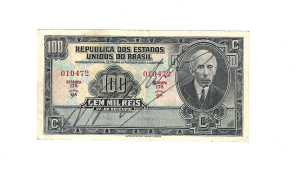 R142 100 MIL REIS SERIE 9ª ESTAMPA 17ª S.FE