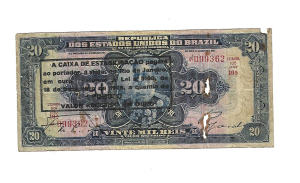 R179 20 MIL REIS SERIE 10ª ESTAMPA 18ª MBC