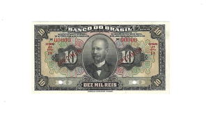 R204s 10 MIL REIS SERIE 1ª ESTAMPA 2ª SPECIMEN FE